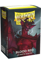 Dragon Shield Matte - Blood red