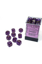 Set de 36 dés 6 Luminary - Violet Royal/Or