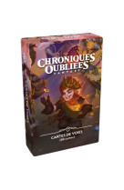 Chroniques Oubliées Fantasy 2e édition : Cartes de Voies