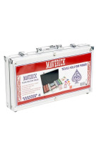 Mallette Poker Maverick 300 jetons 11,5gr + 2 x 54 cartes