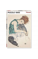 Puzzle - Femme assise au genou replié - 1000 pièces